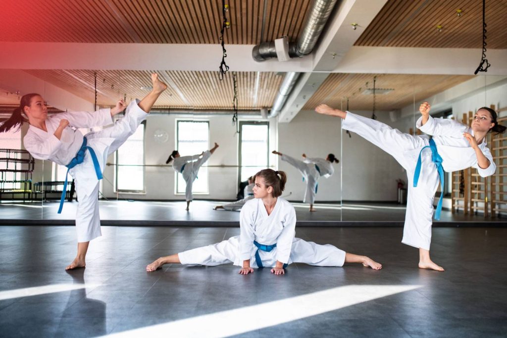 modls combate karate sidefoto